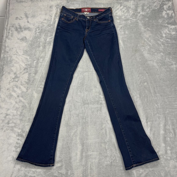 Lucky Brand Denim - Lucky Brand Jeans Women 2/26L (28x35) Blue Denim Dark Wash Charlie Baby Boot Cut
